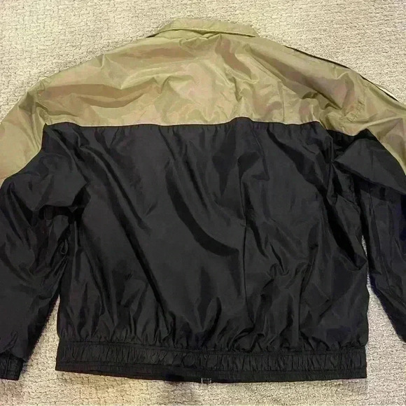 Athletic Works Vintage Nylon Windbreaker Track Jacket size XL color beige - Picture 5 of 6